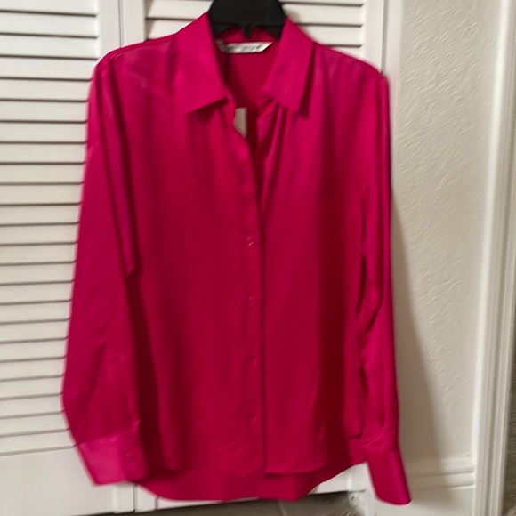 Zara Pink Blouse - Picture 1 of 3